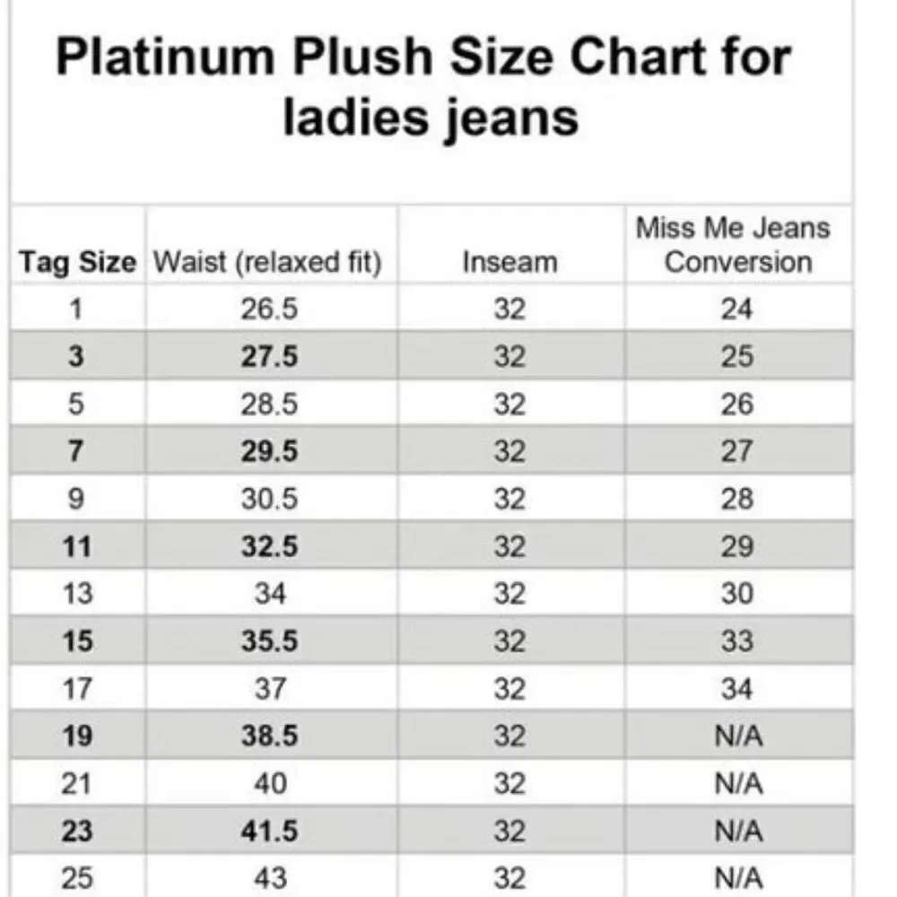 Platinum Plush Cross Me If You Dare Rhinestone Jeans - Picture 8 of 8